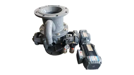 Sealed Round Flange Rotary Valve with Leakage Gas Collector for Pharmaceutical Industry